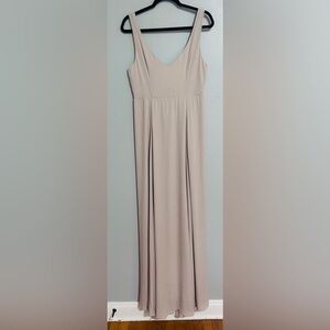 Show Me Your Mumu Bridesmaid Formal Jenn Maxi Dress Blush Nude Size Large
